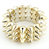 Bracelete Spikes Dourado
